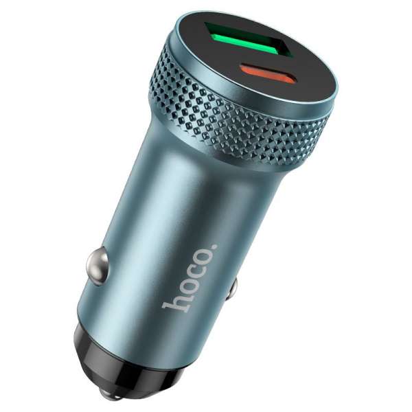 Hoco Z49B Level Car Charger QC3.0 38W Green