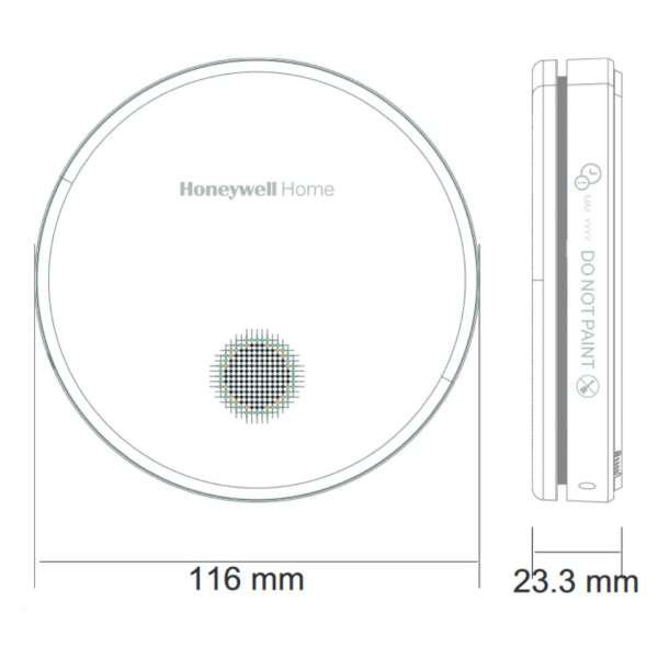 Honeywell Biztonságos otthon csomag - R200C-2 szénmonoxid vészjelző és R200S-2 füstérzékelős tűzjelző