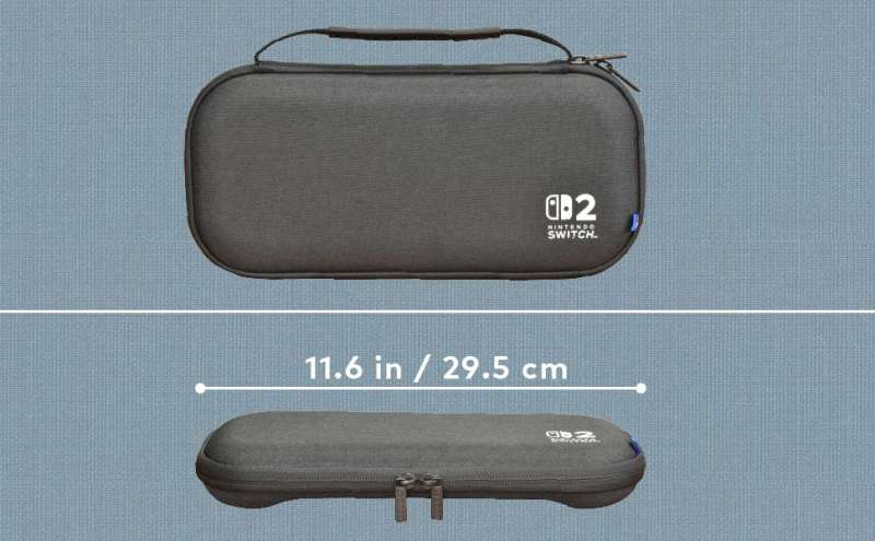 Hori Slim Tough Pouch case for Nintendo Switch 2 Black