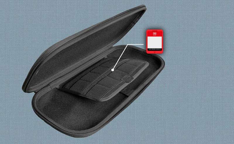 Hori Slim Tough Pouch case for Nintendo Switch 2 Black
