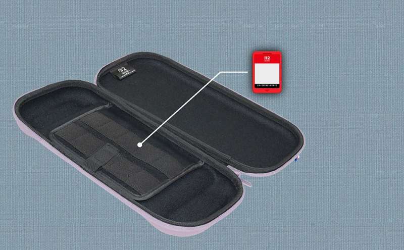 Hori Slim Tough Pouch case for Nintendo Switch 2 Lavender