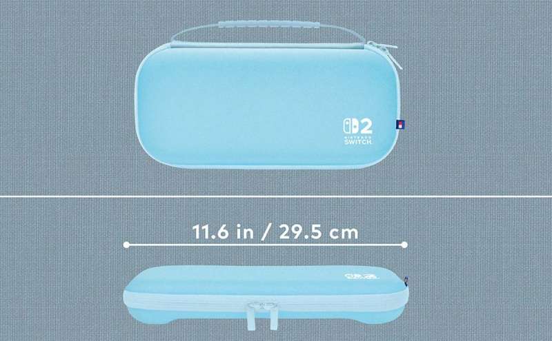 Hori Slim Tough Pouch case for Nintendo Switch 2 Light Blue
