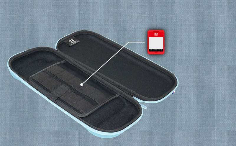 Hori Slim Tough Pouch case for Nintendo Switch 2 Light Blue