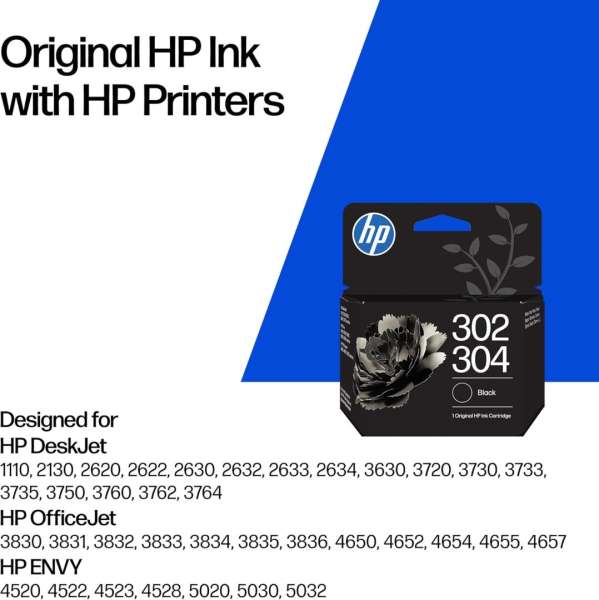 HP 302/304 Black tintapatron HP 302/304 Black tintapatron