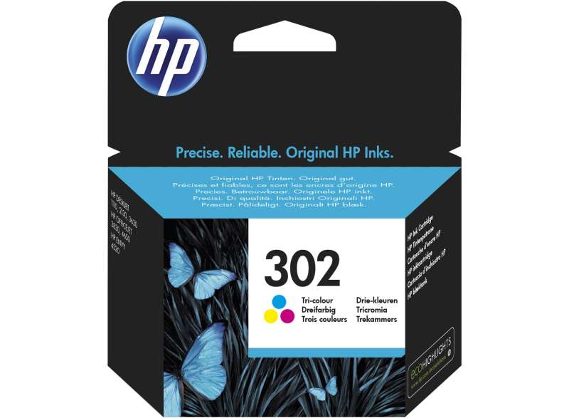 HP F6U65AE (302) Colorpack tintapatron