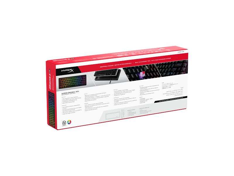 HP HyperX Origins 2 65 Mechanikus Keyboard Black UK