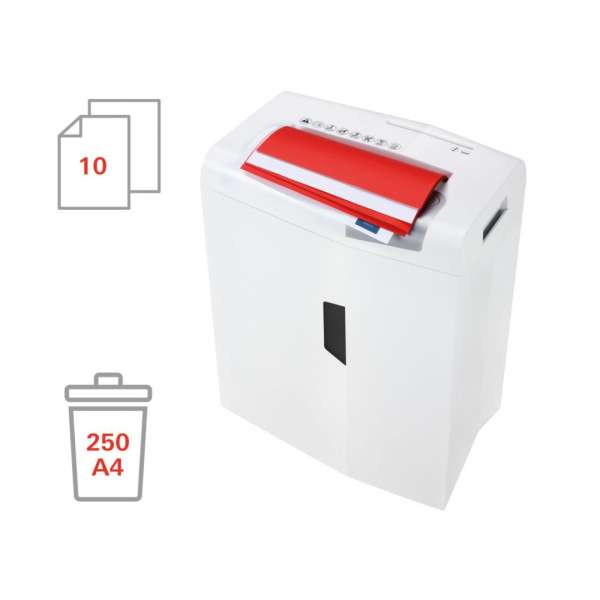 HSM Securio X10 Iratmegsemmisítő White