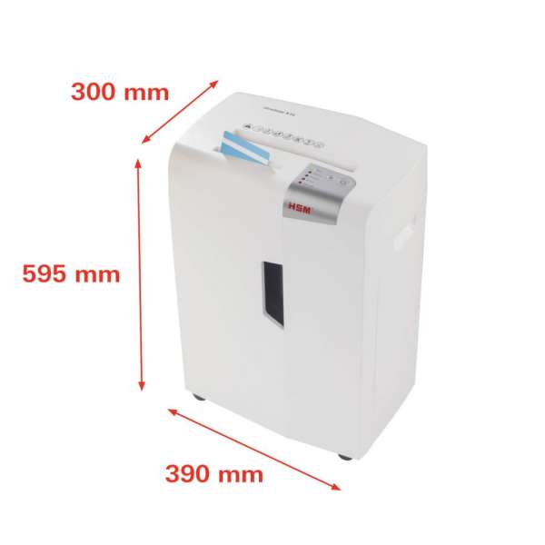 HSM Securio X15 Iratmegsemmisítő White