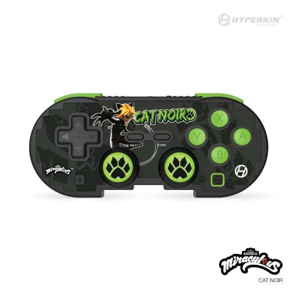 HYPERKIN Pixel Art Miraculous Gamepad Cat Noir