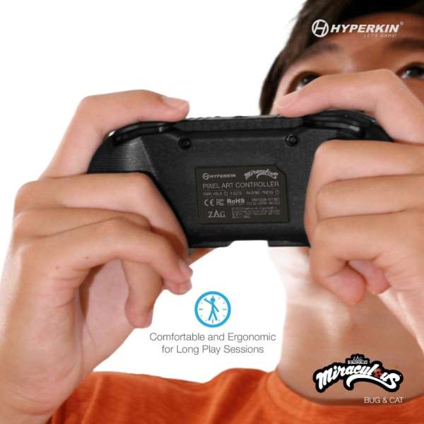 HYPERKIN Pixel Art Official Miraculous Edition (Ladybug & Cat) Gamepad