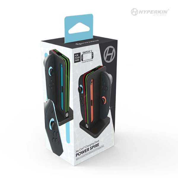 HYPERKIN Power Spire Joy-Con Charging Dock Black