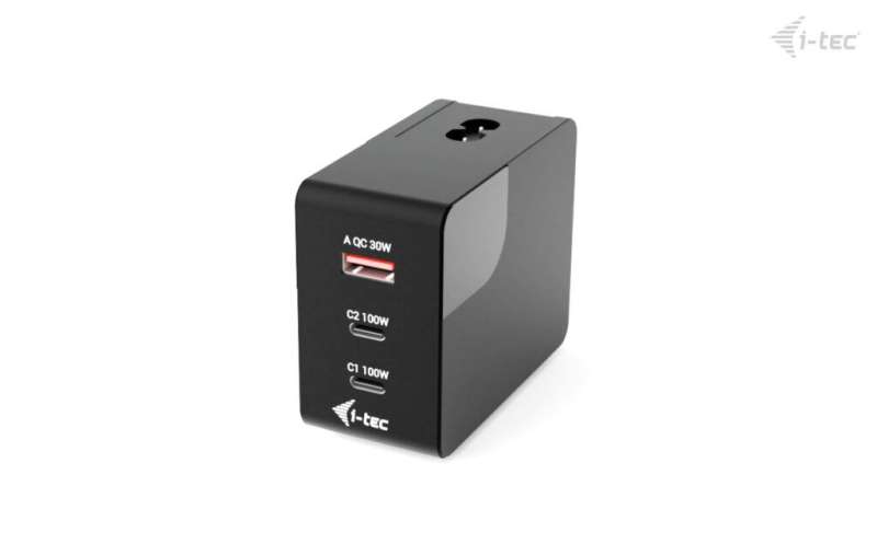 I-TEC 100W Intelligent Multiport USB Charger Black