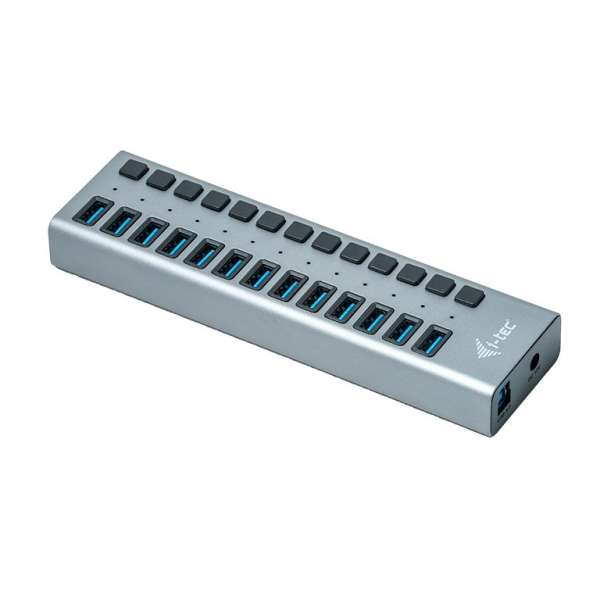 I-TEC 13 port USB 3.0 Charging Hub+Power Adapter 60W Grey