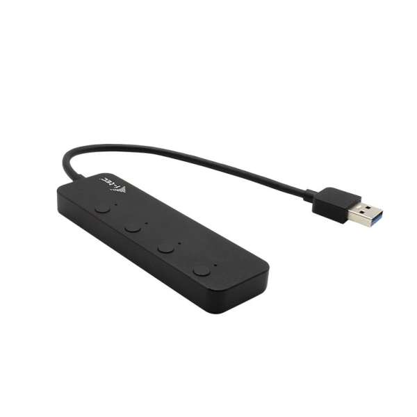 I-TEC 4-Port USB3.0 Metal HUB Metal with individual On/Off Switches