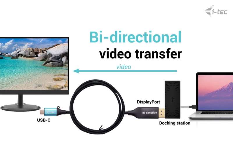 I-TEC USB-C DisplayPort Bi-Directional Cable Adapter 8K/30Hz 1,5m