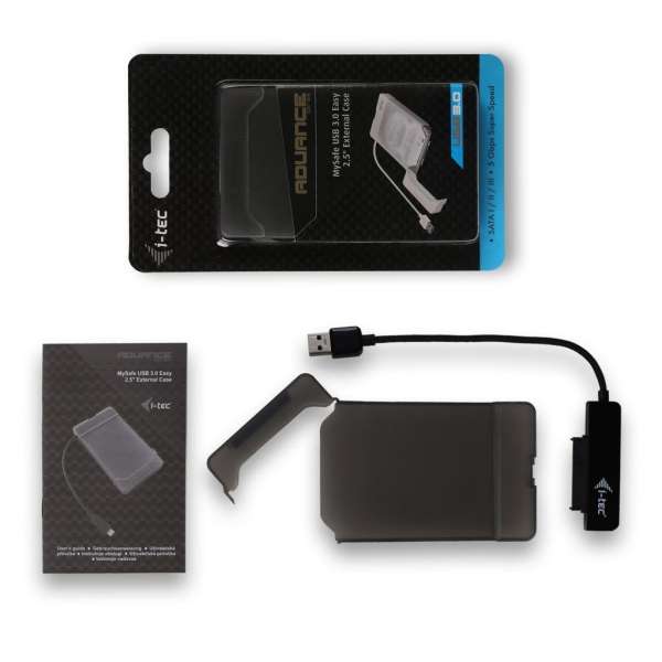 I-TEC MySafe USB 3.0 Easy 2,5" External Case Black