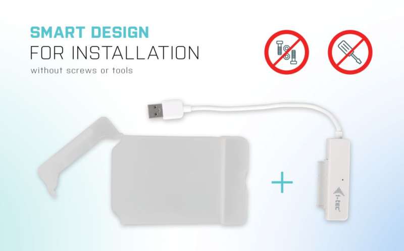 I-TEC MySafe USB 3.0 Easy 2.5" External Case White