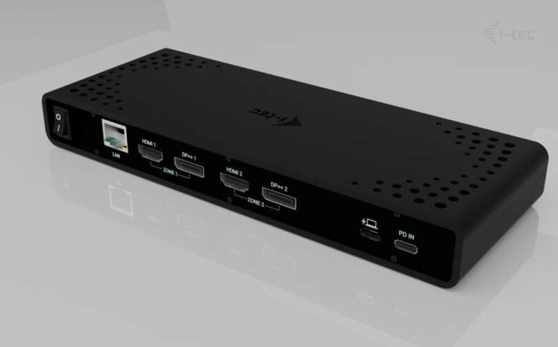I-TEC Universal Dual 4K Display Docking Station + Power Delivery 85W + Universal USB-C Charger 100 W