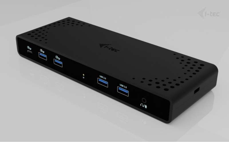 I-TEC Universal Dual 4K Display Docking Station + Power Delivery 85W + Universal USB-C Charger 100 W
