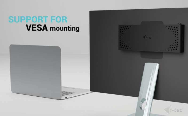 I-TEC Universal Dual 4K Display Docking Station + Power Delivery 85W