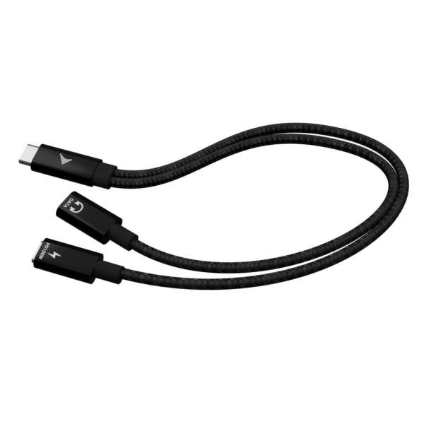 I-TEC USB-C Cable Splitter Audio/Data + Power Delivery 100W