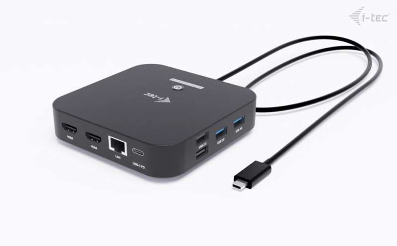 I-TEC USB-C Dual HDMI Docking Station with Power Delivery 100W