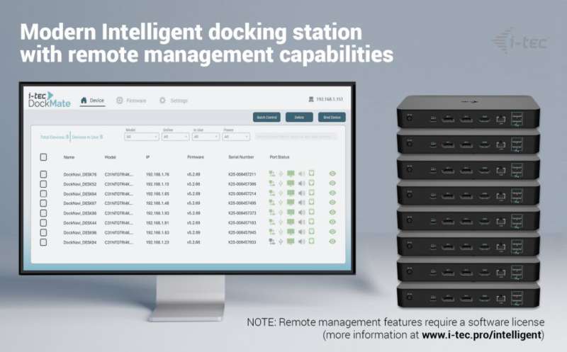 I-TEC USB-C Intelligent Triple Display Docking Station + Power Delivery 100W