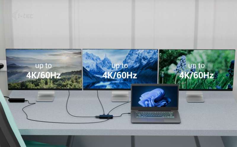 I-TEC USB-C Triple 4K HDMI Video Adapter