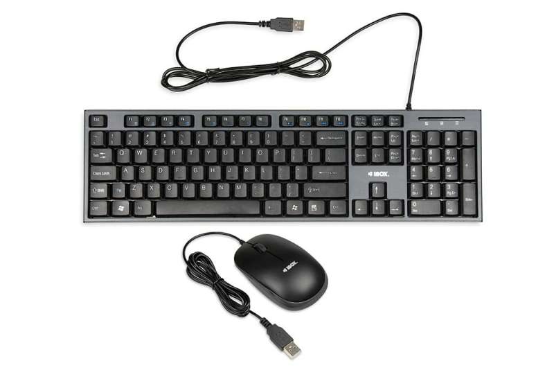 iBox Desktop Kit Keyboard Combo Black UK