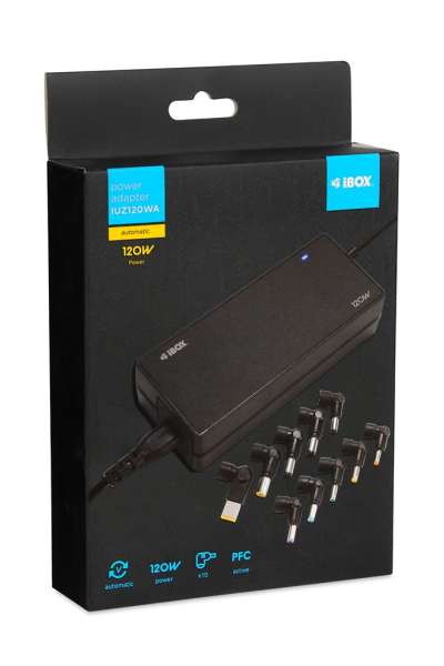iBox IUZ120WA 15-24V / 6A 120W univerzális hálózati notebook töltő