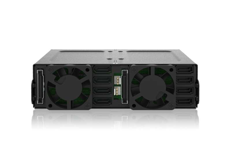 IcyDock ExpressCage MB038SP-B 8 Bay 2.5" SAS/SATA HDD/SSD Mobile Rack for 5.25" Bay