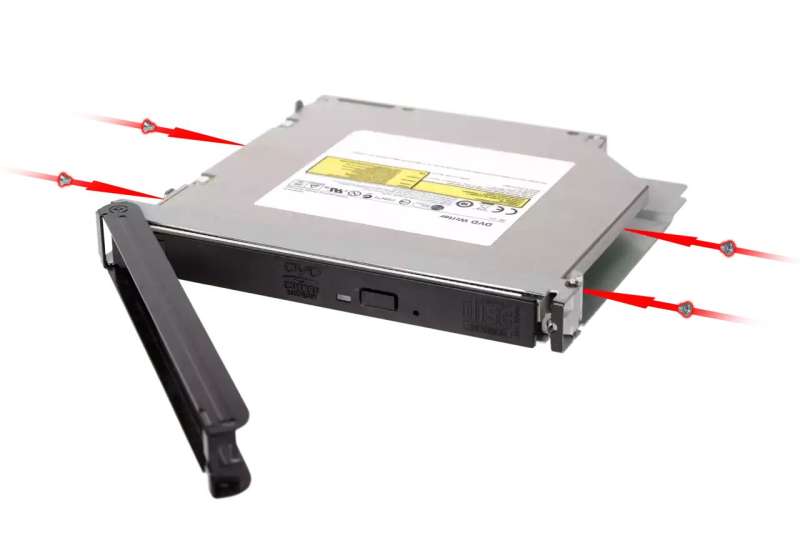 IcyDock ToughArmor MB994IKO-3SB Rugged Full Metal 2 Bay 2.5" SAS/SATA HDD & SSD Backplane Cage with Slim ODD Tray and Locking Trays for External 5.25" Bay