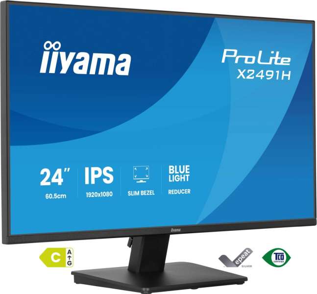 iiyama 23,8" X2491H-B1 IPS LED