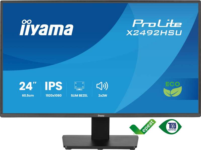 iiyama 24" ProLite X2492HSU-B1 IPS LED