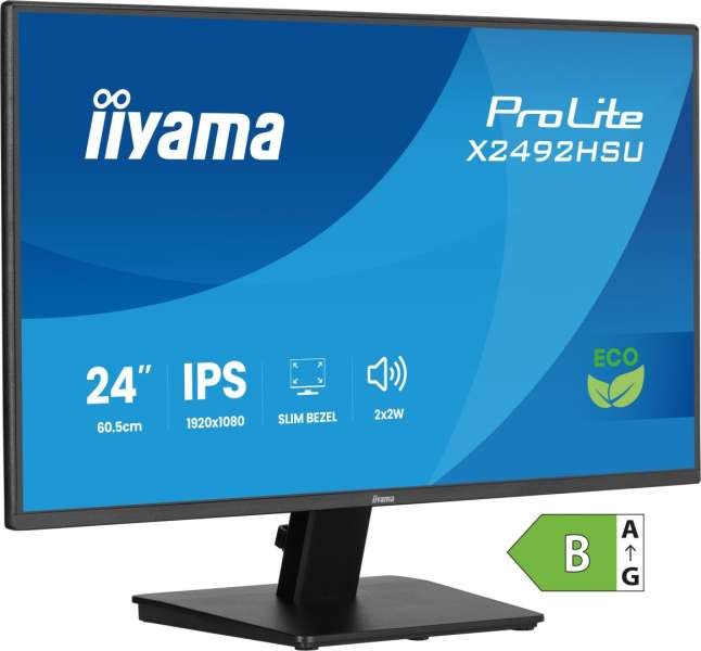 iiyama 24" ProLite X2492HSU-B1 IPS LED