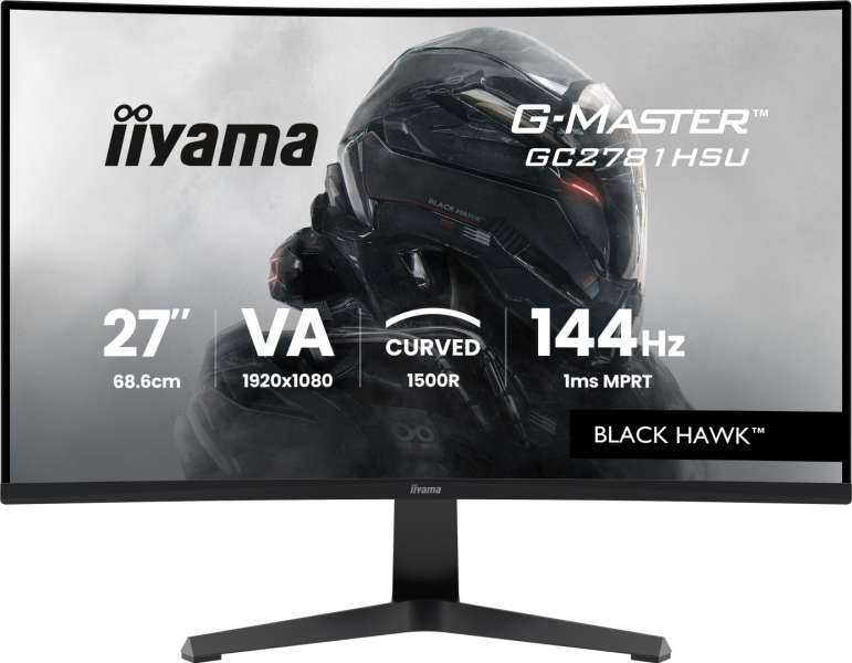 iiyama 27" G-Master GC2781HSU-B1 IPS LED Curved