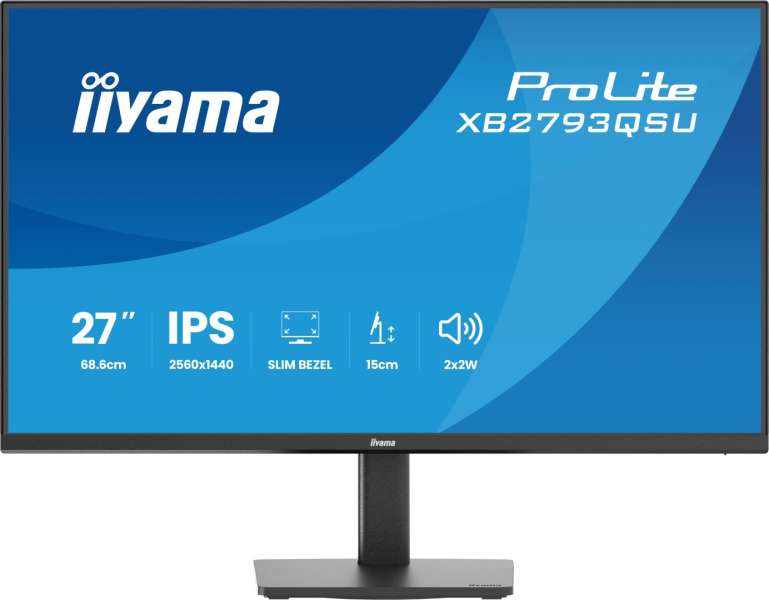 iiyama 27" ProLite XB2793QSU-B1 IPS LED