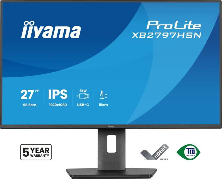 iiyama 27" ProLite XB2797HSN-B1 IPS LED