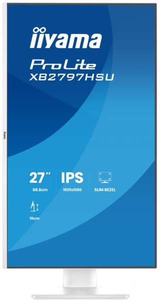 iiyama 27" ProLite XB2797HSU-W1 IPS LED