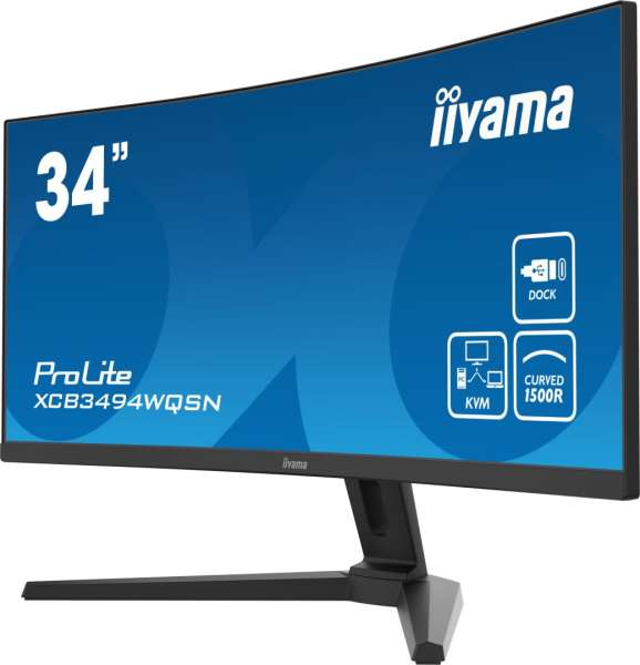 iiyama 34" ProLite XUB3493WQSU-B1 LED Curved