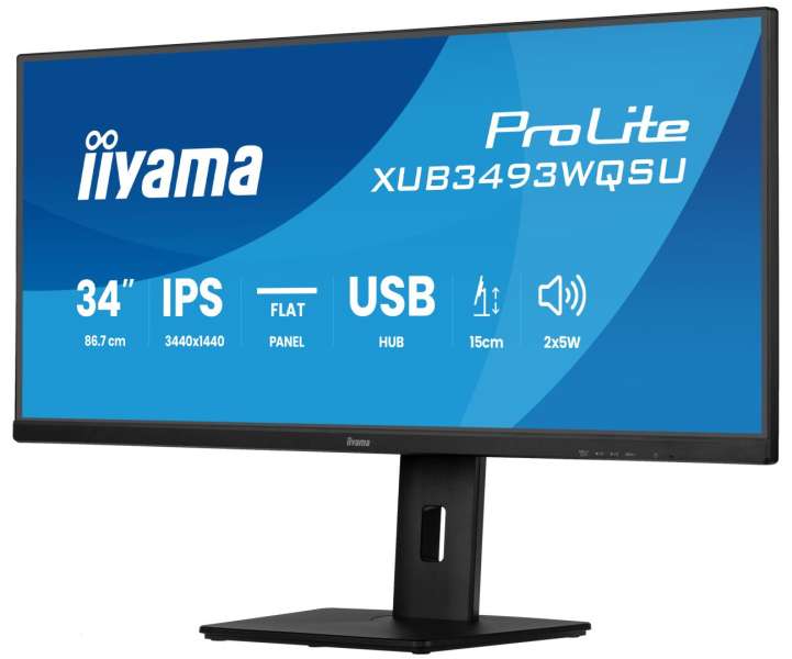 iiyama 34" ProLite XUB3493WQSU-B6 IPS LED