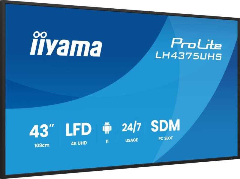 iiyama 42,5" LH4375UHS-B2AG IPS LED