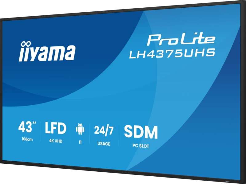 iiyama 42,5" LH4375UHS-B2AG IPS LED