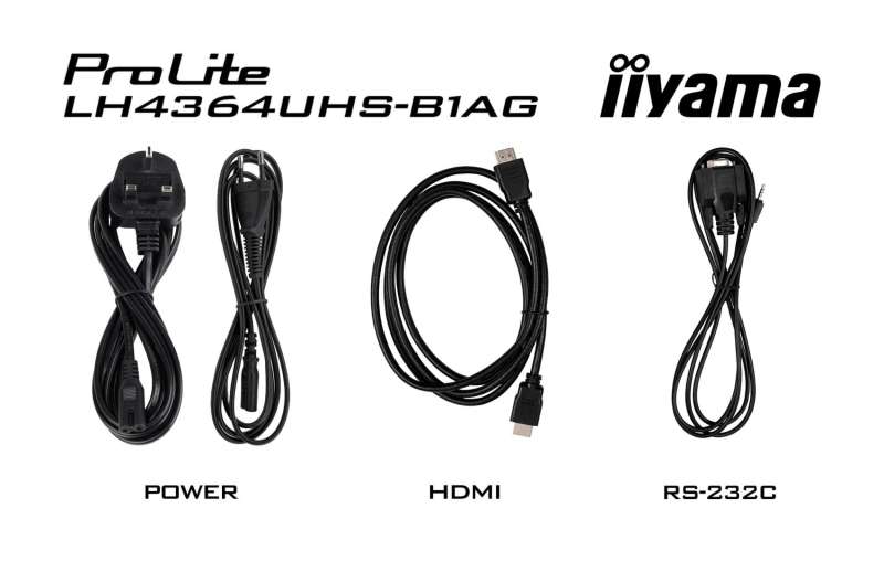 iiyama 43" ProLite LH4364UHS-B1AG IPS LED Display