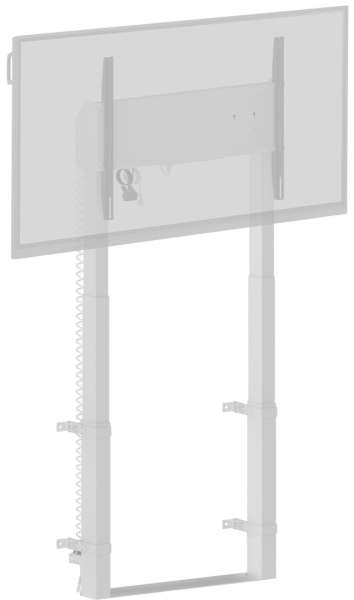 iiyama MD-WLIFT2031-W1 Single column electric floor lift for monitors up to 55"-98" Grey