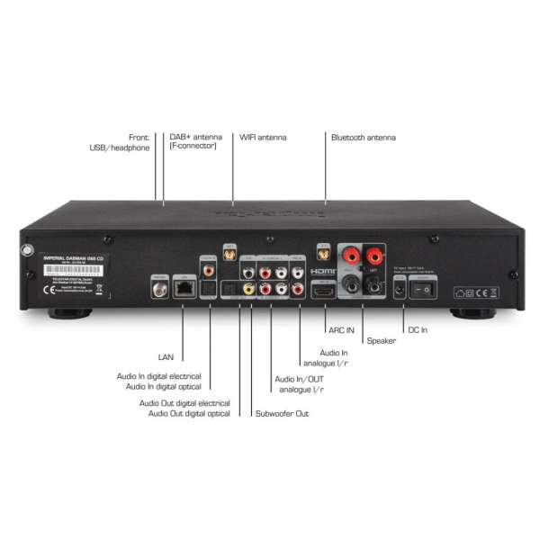 Imperial DABMAN i560 CD Hybrid Internet Radio Black