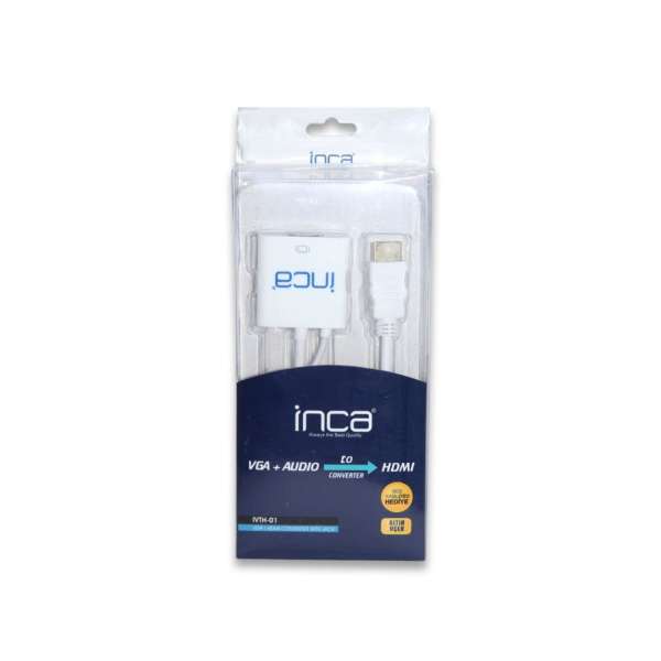 INCA IVTH-01 VGA to HDMI (+USB & AudioCable) White