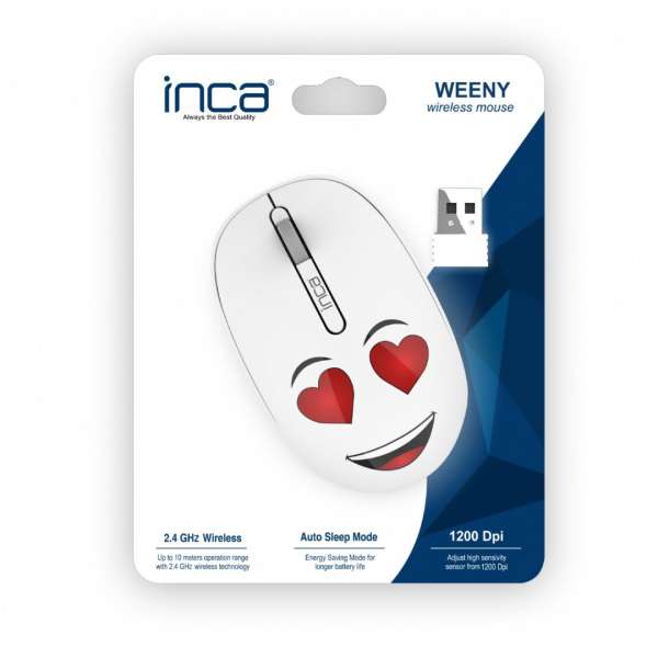 INCA IWM-245RB Wireless Mouse White