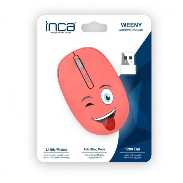 INCA IWM-245RT Wireless Mouse Red