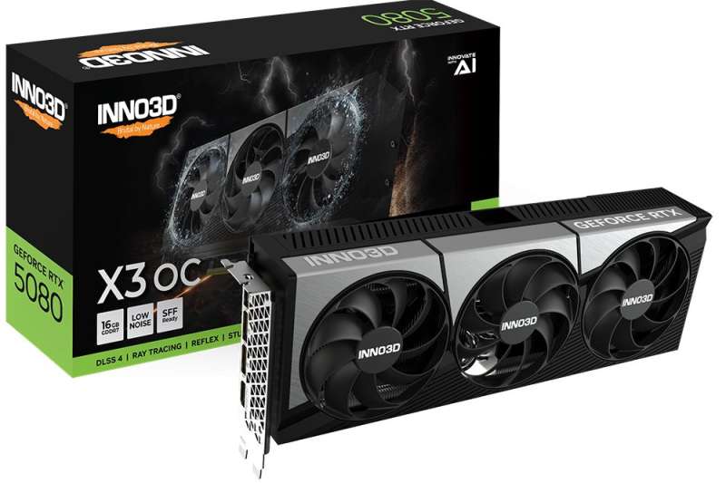 Inno3D GeForce RTX5080 16GB GDDR7 X3 OC